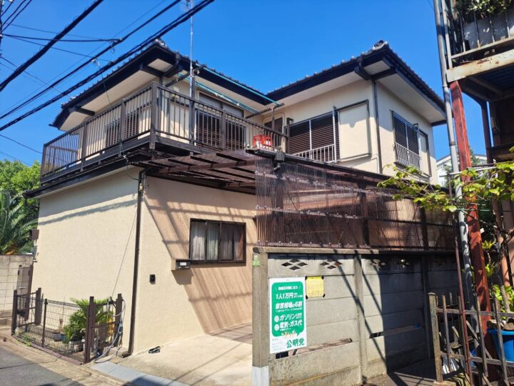 《足立区　外壁塗装工事・波板交換工事》