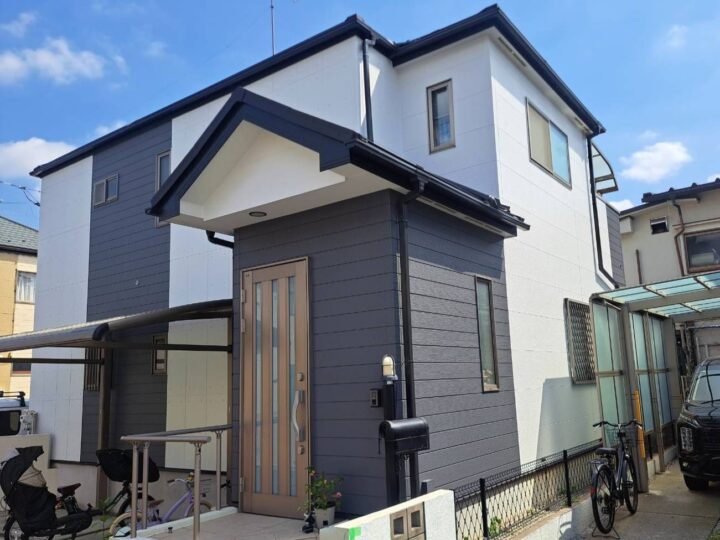 《足立区　外壁塗装・屋根カバー工法》
