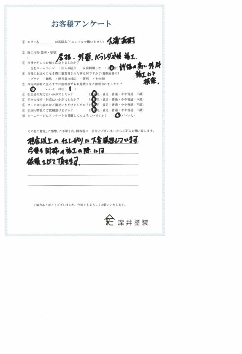 予想以上の仕上がりに大満足です！