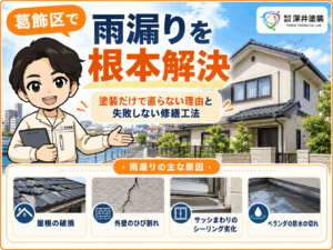 葛飾区の雨漏りを根本解決!