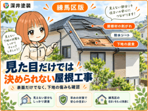 未種だけでは決められない屋根工事