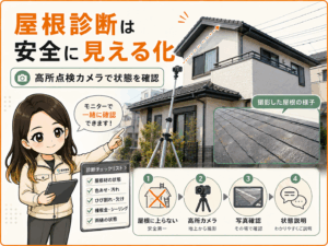 屋根診断は安全に見える化
