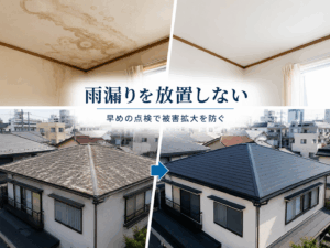 雨漏りを放置しない